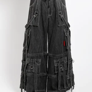 JM7158M_BLACKDENIM_F_1000x.webp DENIM RING STRAP PANT BLACK DENIM