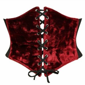 belt6.jpg Burgundy Velvet Corset Belt