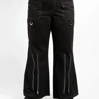 CURVE PEACE CARGO PANT BLACK