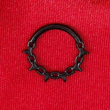 Septum Ring | Spite [Black]