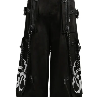 Tripp NYC Metallic Biotech Pants [BLACK/SILVER]