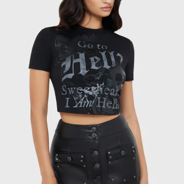 Go To Hell Baby Tee