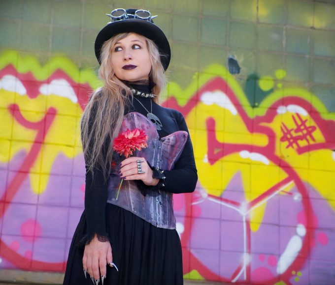 Baggy Tripp pants showcasing comfort meets gothic style in alternative fashion